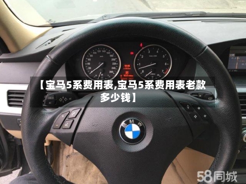 【宝马5系费用表,宝马5系费用表老款多少钱】-第2张图片