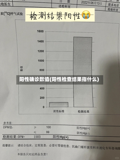 阳性确诊数值(阳性检查结果指什么)