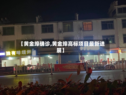 【黄金埠确诊,黄金埠高标项目最新进展】
