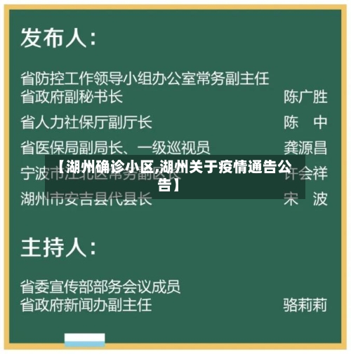 【湖州确诊小区,湖州关于疫情通告公告】-第3张图片