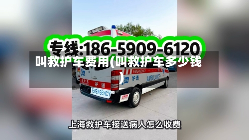 叫救护车费用(叫救护车多少钱)