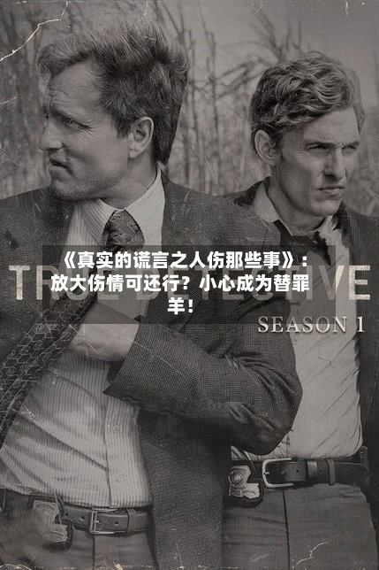 《真实的谎言之人伤那些事》：放大伤情可还行？小心成为替罪羊！-第3张图片