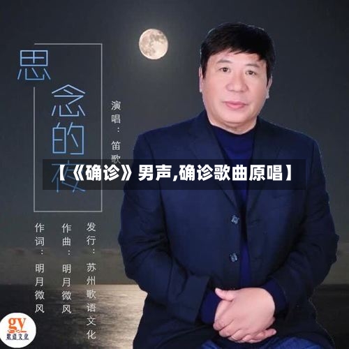 【《确诊》男声,确诊歌曲原唱】-第2张图片