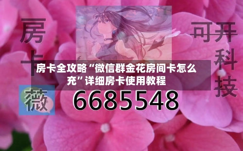 房卡全攻略“微信群金花房间卡怎么充”详细房卡使用教程
