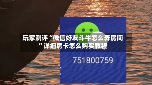 玩家测评“微信好友斗牛怎么弄房间”详细房卡怎么购买教程