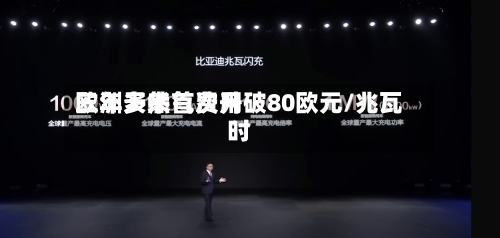 欧洲天然气费用
三年多来首次升破80欧元/兆瓦时