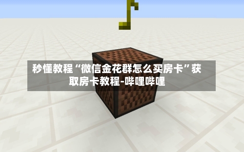 秒懂教程“微信金花群怎么买房卡”获取房卡教程-哔哩哔哩