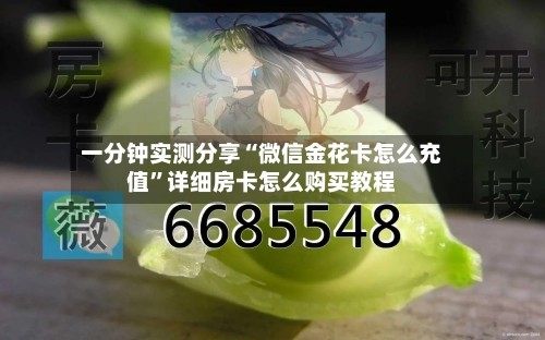 一分钟实测分享“微信金花卡怎么充值	”详细房卡怎么购买教程-第3张图片