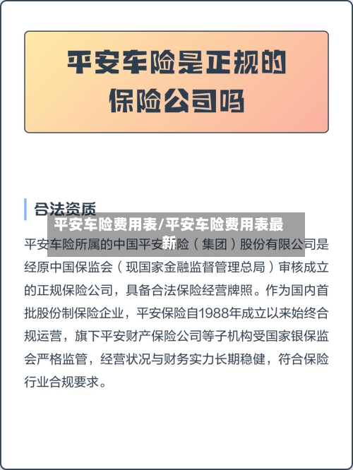 平安车险费用表/平安车险费用表最新