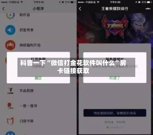 科普一下“微信打金花软件叫什么”房卡链接获取-第2张图片
