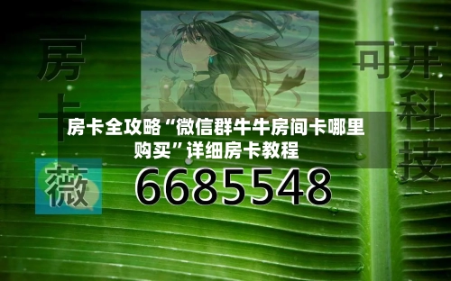 房卡全攻略“微信群牛牛房间卡哪里购买”详细房卡教程