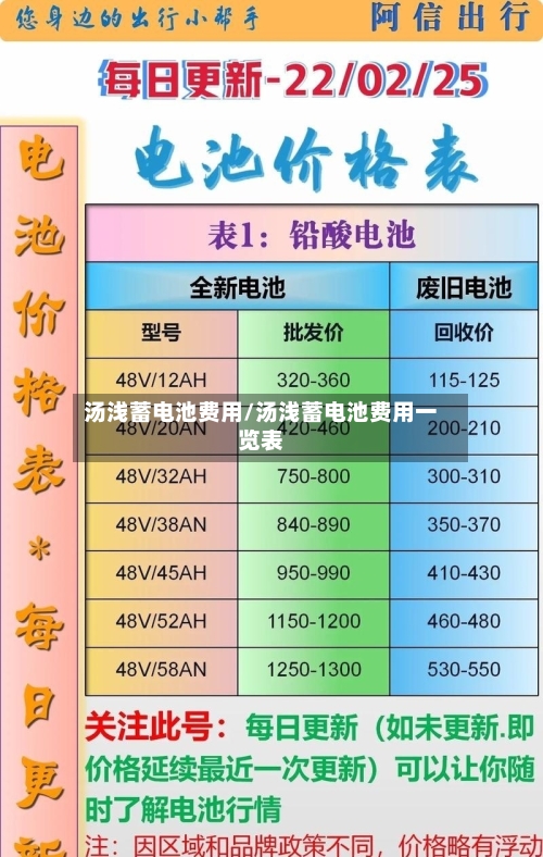汤浅蓄电池费用/汤浅蓄电池费用一览表