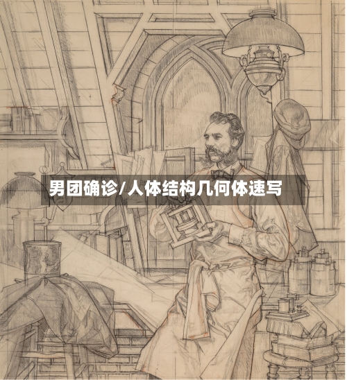 男团确诊/人体结构几何体速写