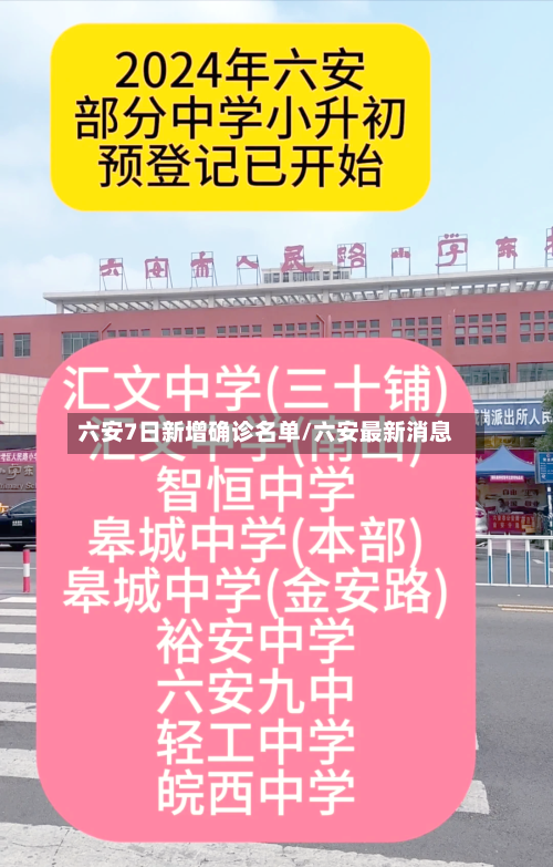 六安7日新增确诊名单/六安最新消息