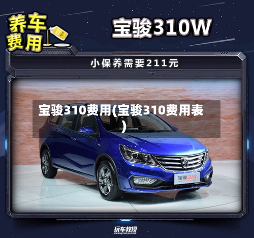 宝骏310费用(宝骏310费用表)-第2张图片