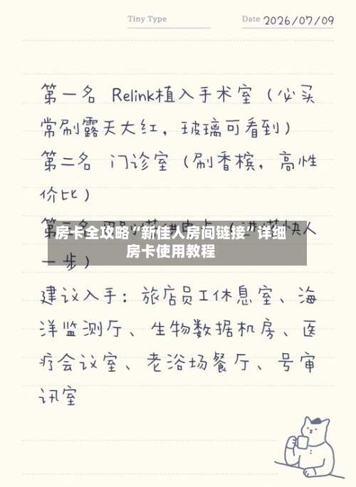 房卡全攻略“新佳人房间链接”详细房卡使用教程-第2张图片