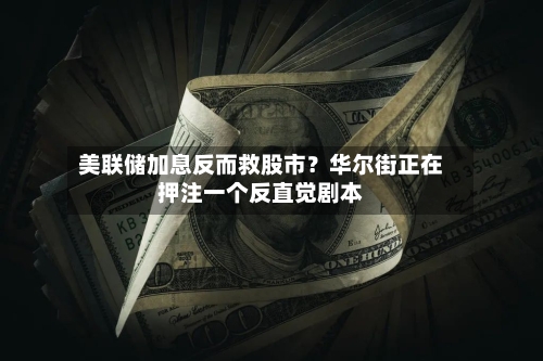 美联储加息反而救股市?华尔街正在押注一个反直觉剧本-第3张图片