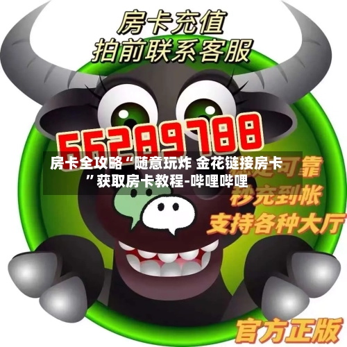 房卡全攻略“随意玩炸 金花链接房卡”获取房卡教程-哔哩哔哩-第2张图片