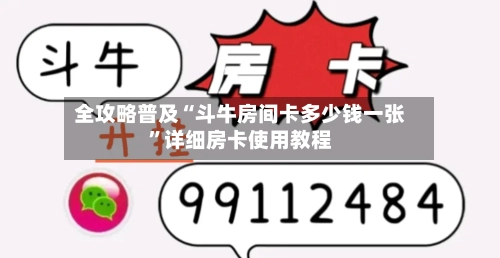 全攻略普及“斗牛房间卡多少钱一张”详细房卡使用教程-第2张图片