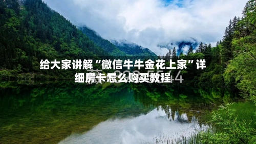给大家讲解“微信牛牛金花上家”详细房卡怎么购买教程-第2张图片