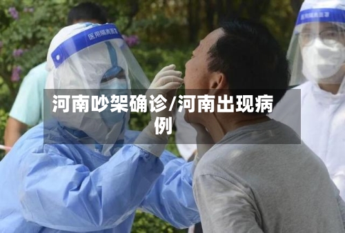 河南吵架确诊/河南出现病例