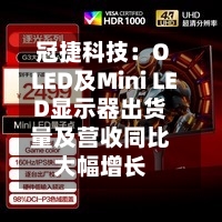 冠捷科技：OLED及Mini LED显示器出货量及营收同比大幅增长