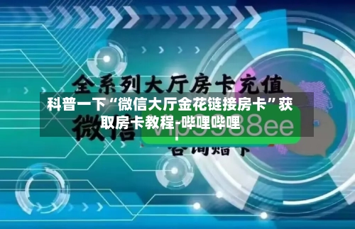 科普一下“微信大厅金花链接房卡”获取房卡教程-哔哩哔哩-第2张图片