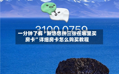 一分钟了解“新悠悠拼三张在哪里买房卡	”详细房卡怎么购买教程-第3张图片