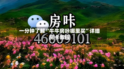 一分钟了解“牛牛房咔哪里买”详细房卡教程