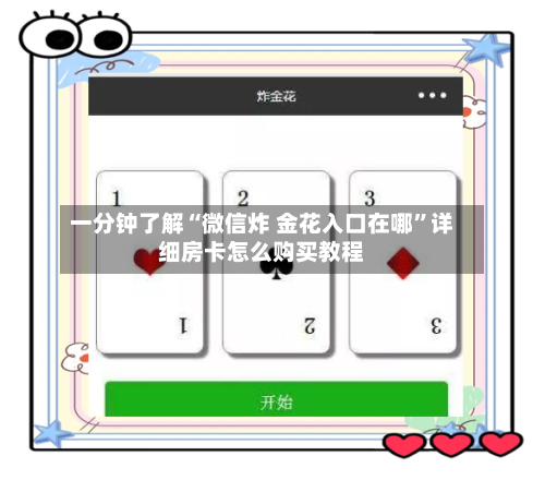 一分钟了解“微信炸 金花入口在哪”详细房卡怎么购买教程-第2张图片