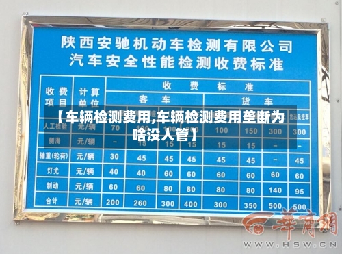 【车辆检测费用,车辆检测费用垄断为啥没人管】-第2张图片