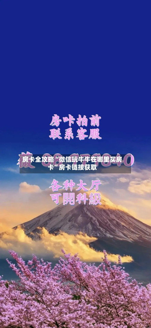 房卡全攻略“微信玩牛牛在哪里买房卡”房卡链接获取