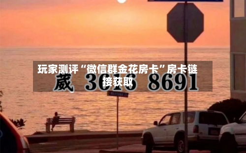 玩家测评“微信群金花房卡	”房卡链接获取-第2张图片