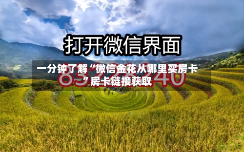 一分钟了解“微信金花从哪里买房卡”房卡链接获取