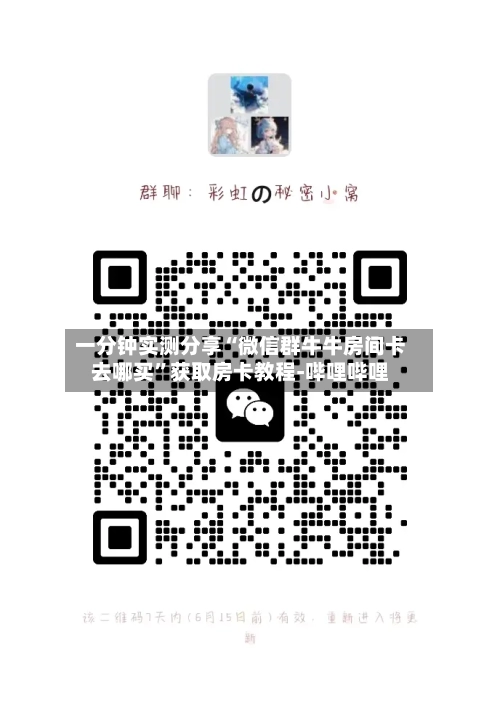 一分钟实测分享“微信群牛牛房间卡去哪买”获取房卡教程-哔哩哔哩