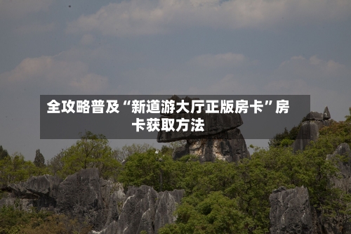 全攻略普及“新道游大厅正版房卡”房卡获取方法-第2张图片