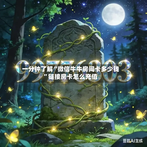 一分钟了解“微信牛牛房间卡多少钱	”链接房卡怎么充值-第3张图片