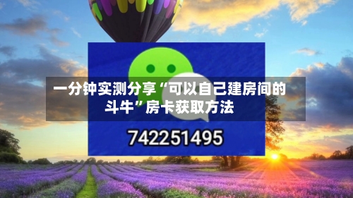 一分钟实测分享“可以自己建房间的斗牛”房卡获取方法-第2张图片