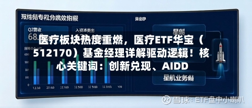 医疗板块热度重燃,医疗ETF华宝(512170)基金经理详解驱动逻辑!核心关键词:创新兑现、AIDD