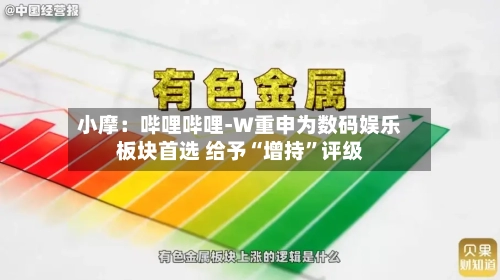 小摩：哔哩哔哩-W重申为数码娱乐板块首选 给予“增持”评级-第2张图片