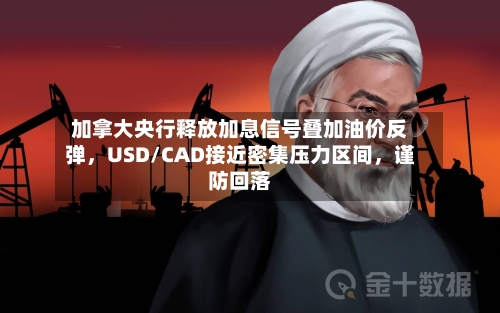 加拿大央行释放加息信号叠加油价反弹，USD/CAD接近密集压力区间，谨防回落-第1张图片