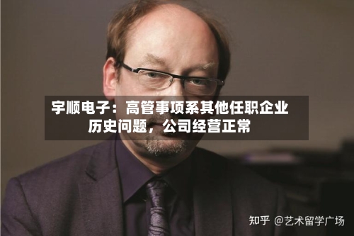 宇顺电子：高管事项系其他任职企业历史问题，公司经营正常-第3张图片