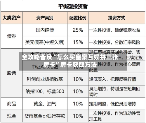 全攻略普及“怎么买皇豪互娱拼三张房卡”房卡获取方法-第2张图片
