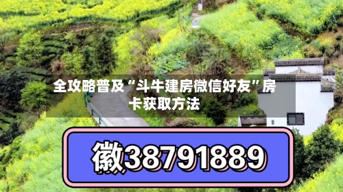 全攻略普及“斗牛建房微信好友”房卡获取方法-第2张图片