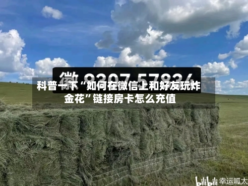 科普一下“如何在微信上和好友玩炸 金花”链接房卡怎么充值-第2张图片