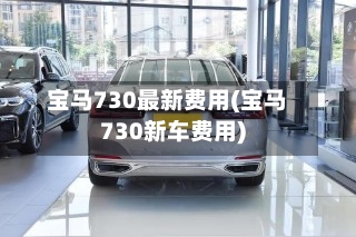 宝马730最新费用(宝马730新车费用)