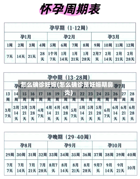 怎么确诊妊娠(怎么确诊是妊娠期鼻炎)-第2张图片