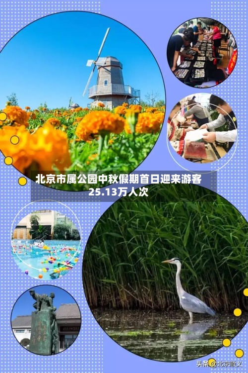 北京市属公园中秋假期首日迎来游客25.13万人次