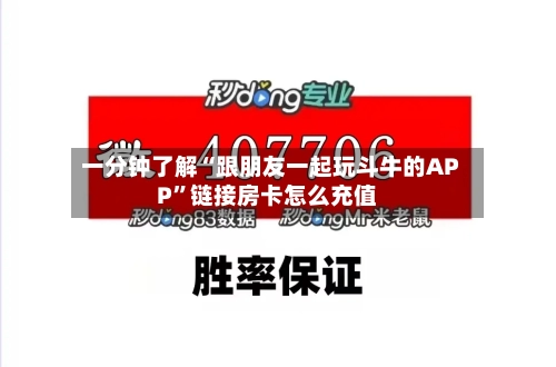 一分钟了解“跟朋友一起玩斗牛的APP”链接房卡怎么充值-第3张图片