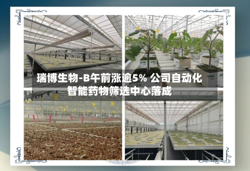 瑞博生物-B午前涨逾5% 公司自动化智能药物筛选中心落成-第3张图片